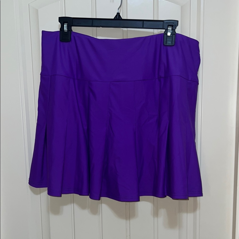 NWT Aryeh Caryn Pleated Skort in purple size XL